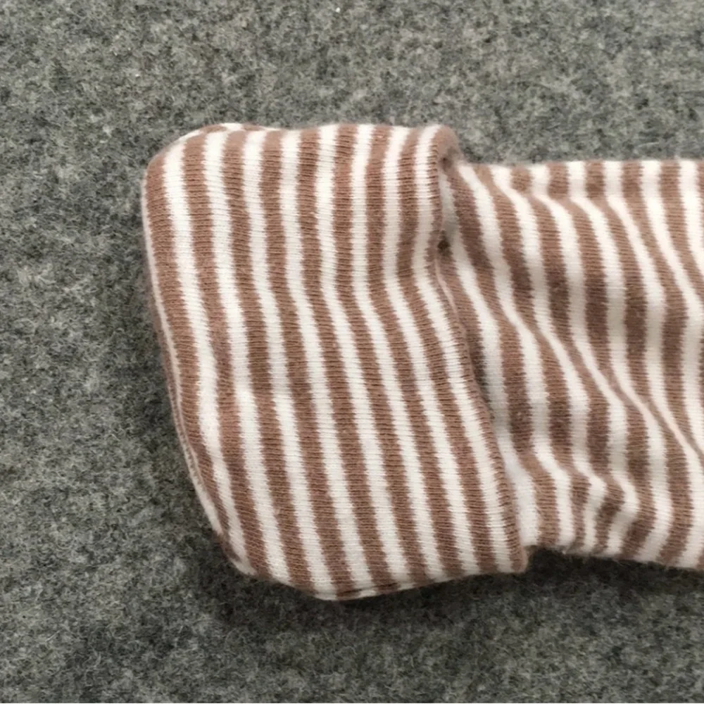 💥$5 if bundled 0 - 3 Month GYMBOREE Striped Hedgehog Porcupine Long Sleeve Onsie